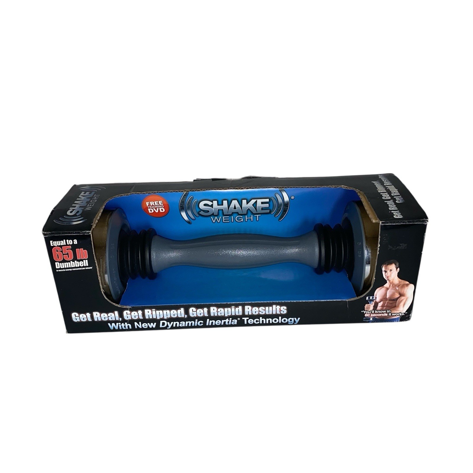 Shake Weight 5lb Dumbbell As Seen on TV Grey Unisex Exercise Work Out Upper Body