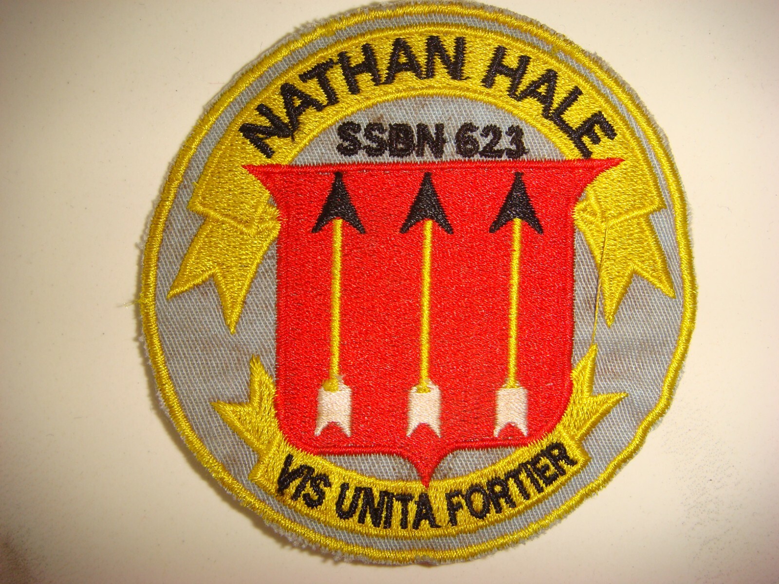 US NAVY USS NATHAN HALE SSBN - 623 SUBMARINE PATCH