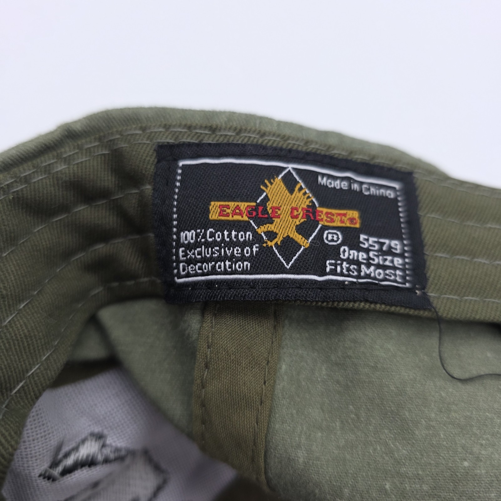 USMC Hat Olive Drab US Marine Corps Eagle Globe Strapback Cap