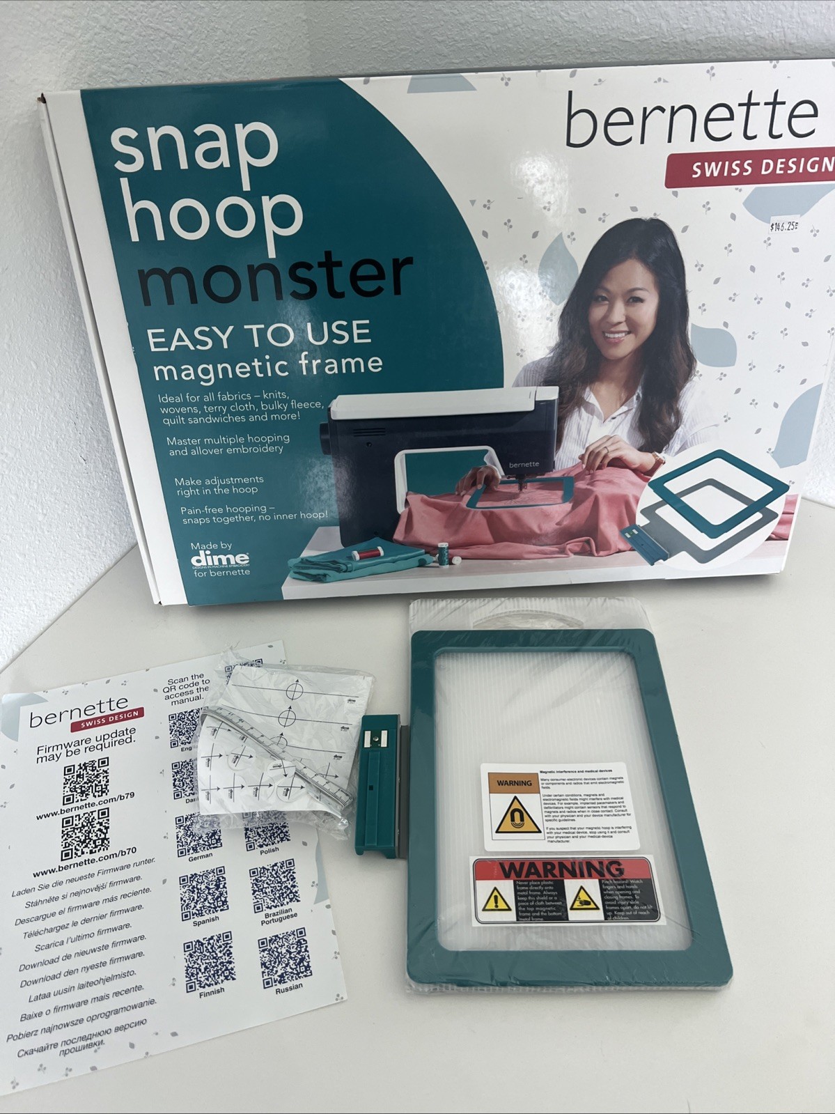 Bernette Snap Hoop Monster 130x180 -  5x7 inches - for  b70/b79 Machines
