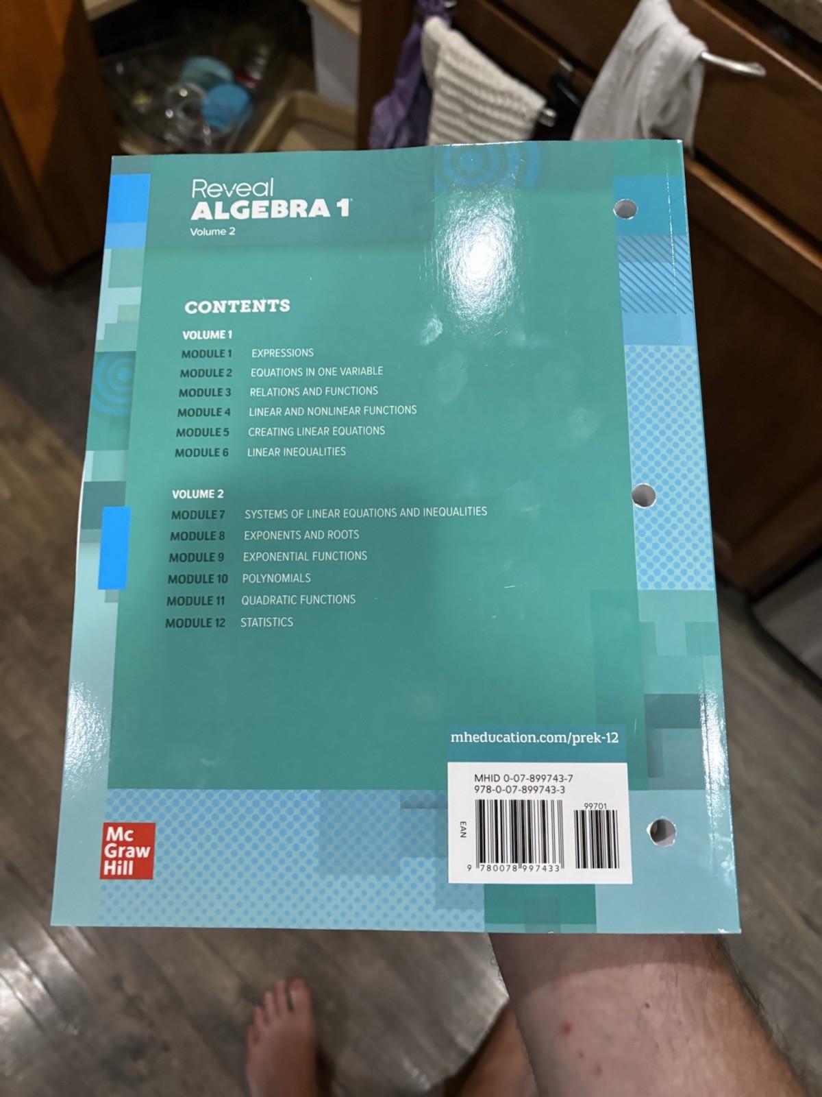 Reveal Algebra 1, Interactive Student Edition, Volume - Paperback - Very Good o