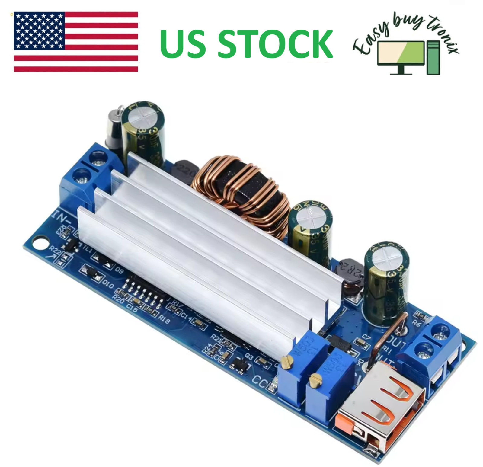 DC DC Step Up Boost Converter 2-24v to 3-30v 4A 80w CC CV Power Module