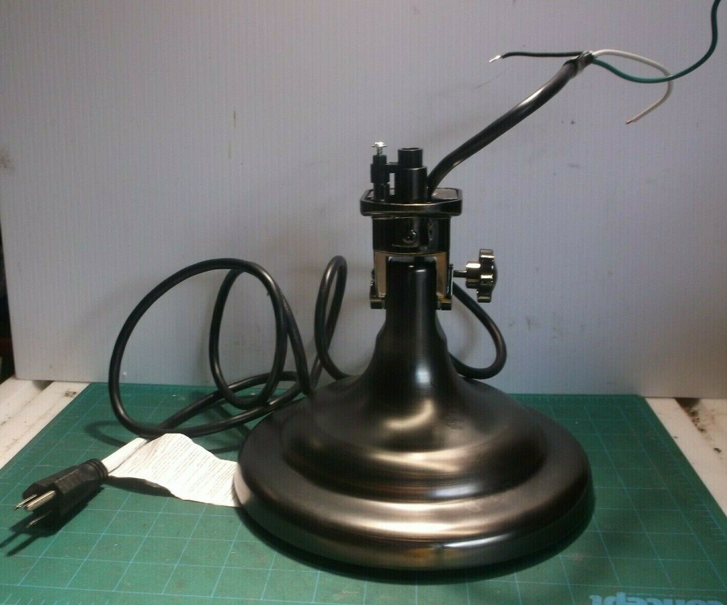 Base Pivot & Power Cord Off Of KOOL-FLO 12" 3-Speed Indoor Desk Fan SFDR3-300CPT