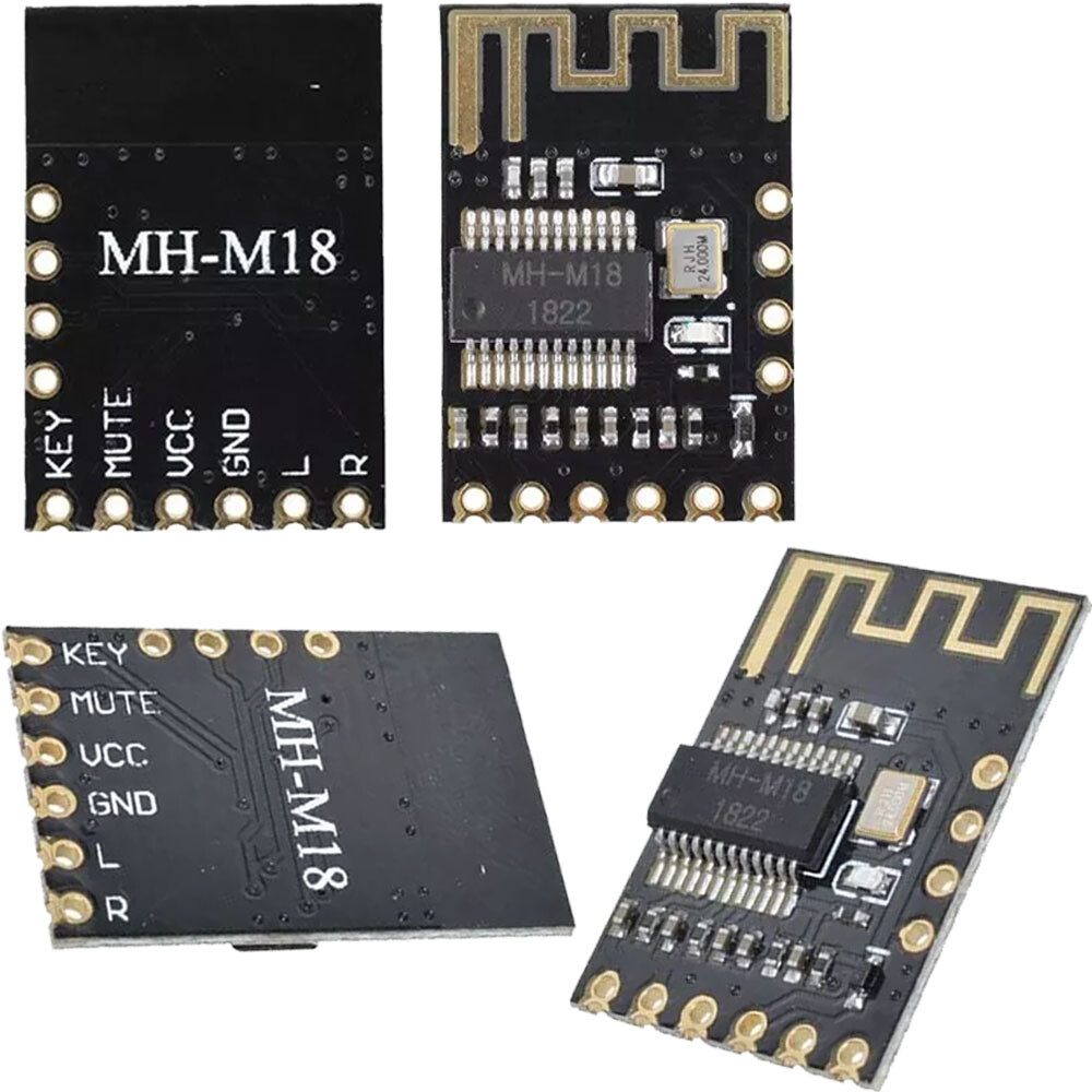 2x MH18 Wireless Bluetooth Audio Modules MP3 Receiver Lossless Decoder Board DIY