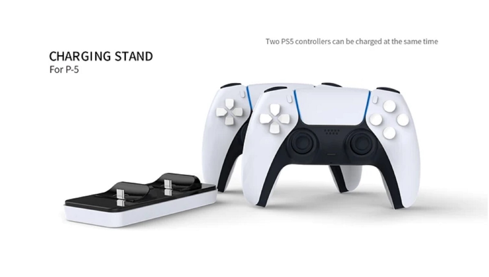 PS5 Wireless Charger DualSense PlayStation 5 Controller Charging Station Dock