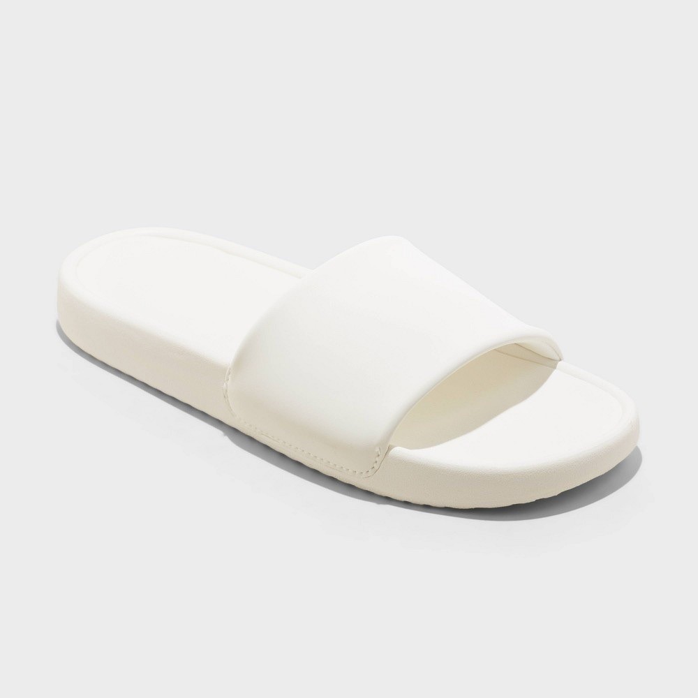 Women's Makenna Slide Sandals - All in Motion™ White 11