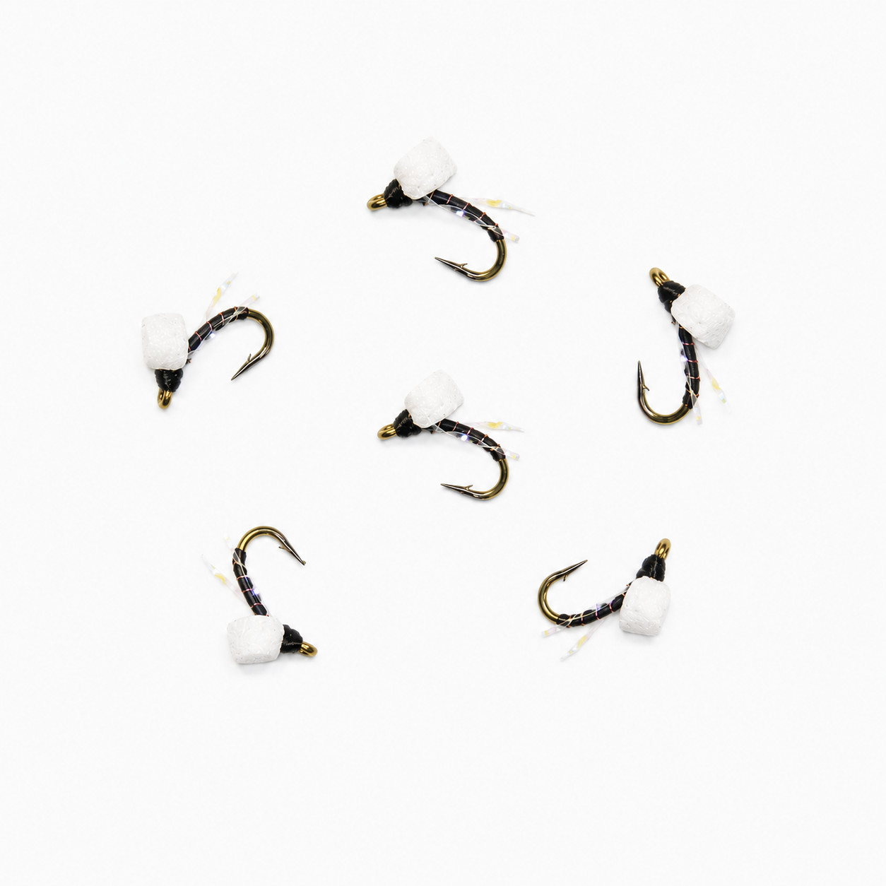 Chocolate Thunder UV Midge Nymph Emerger - Premium Trout Fly Fishing Flies Lot