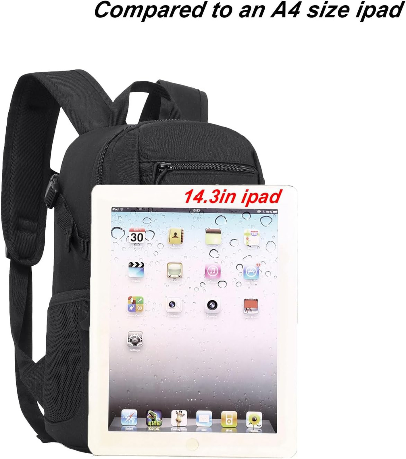 Mini Tactical Backpack MOLLE Waterproof Nylon 10L X-Small Camping Daypack Bag