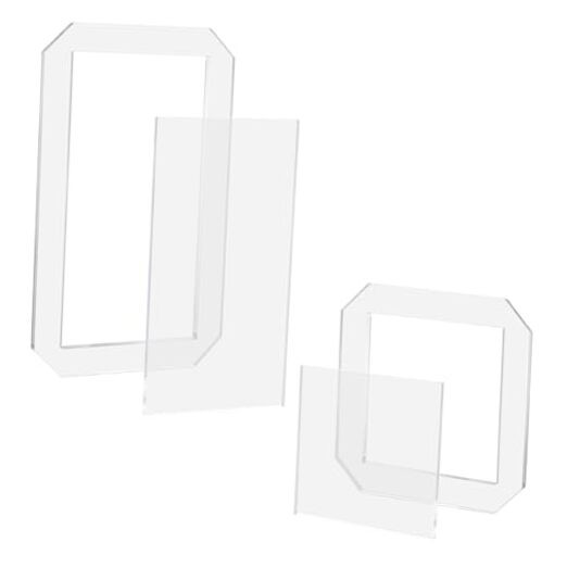 2 Piece Quilting Template Set, Sewing and Quilting Rulers, 5" x 2.5" Rectangle