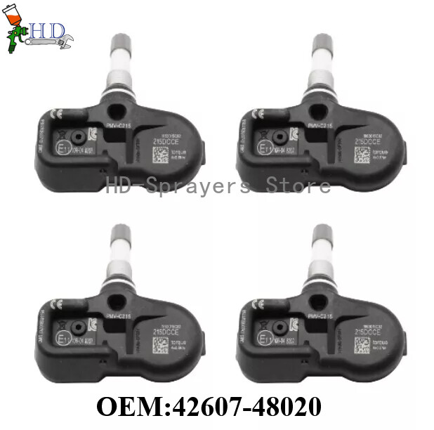 4Pcs NEW 42607-48020 Tire Pressure Sensor TPMS For TOYOTA C-HR CAMRY LEXUS LS LX