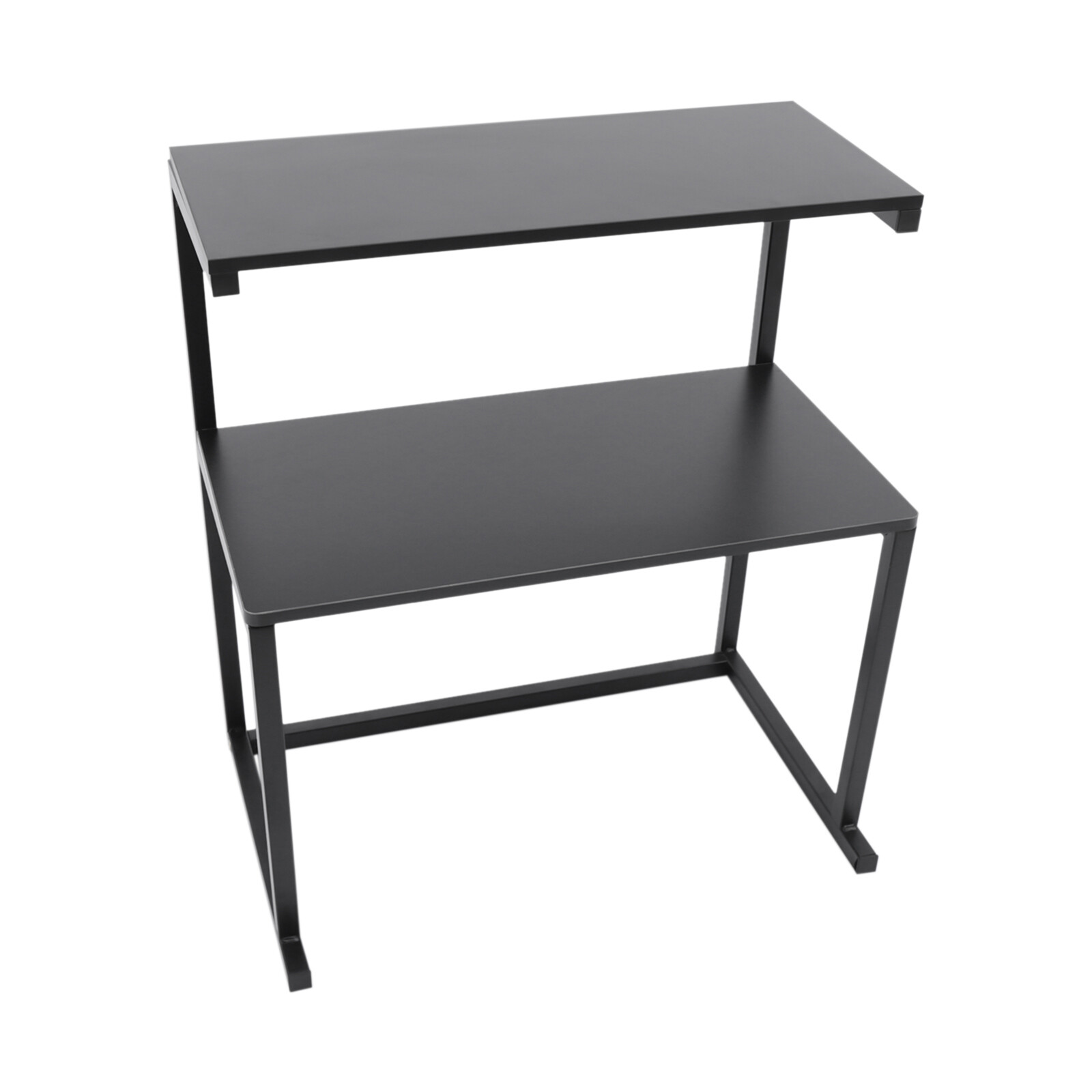 Table Storage Shelf 3-Tier Home Office Desktop Storage Rack Desk Printer Stand