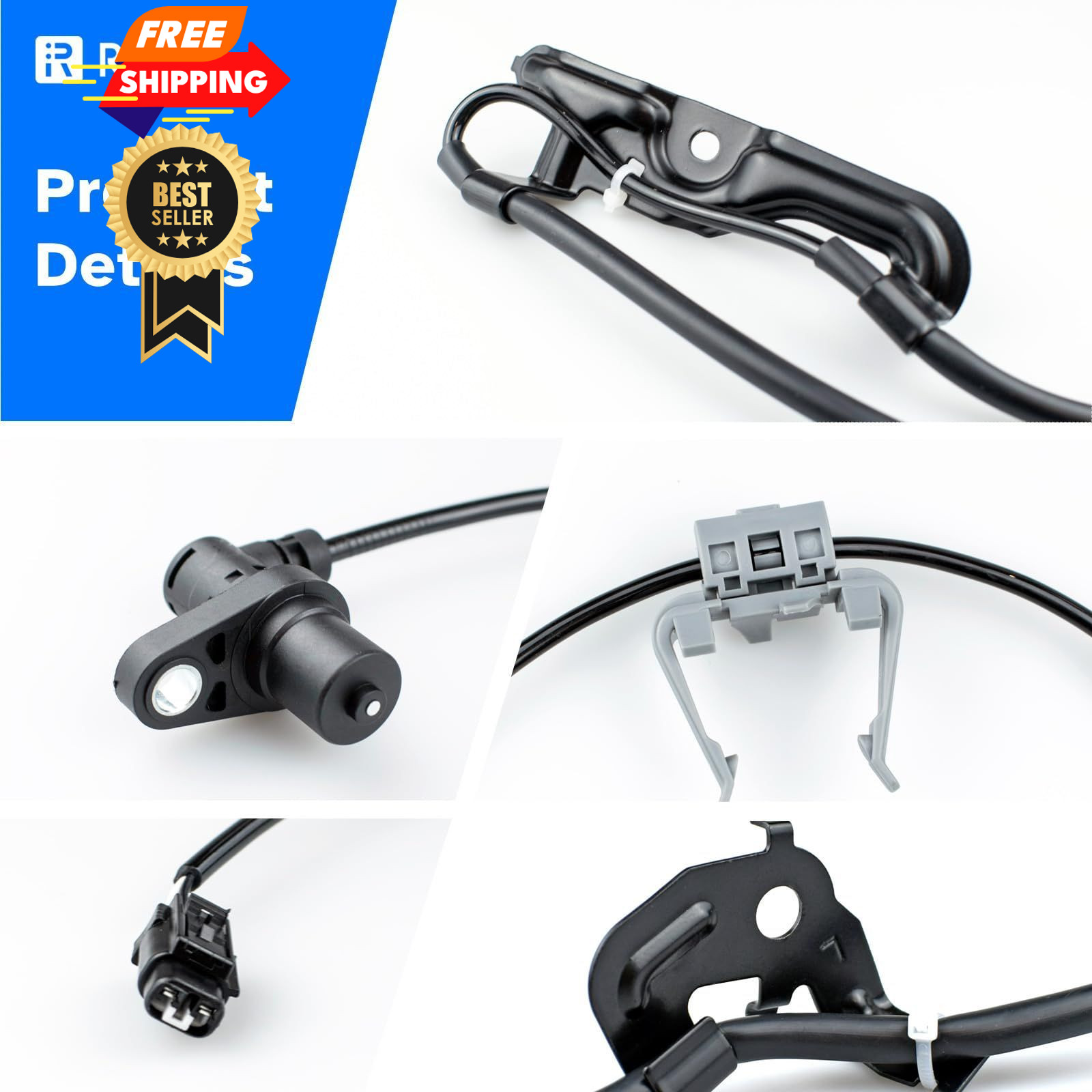Front ABS Wheel Speed Sensor Left & Right fit for 2007 2008 2009 2010 2011...