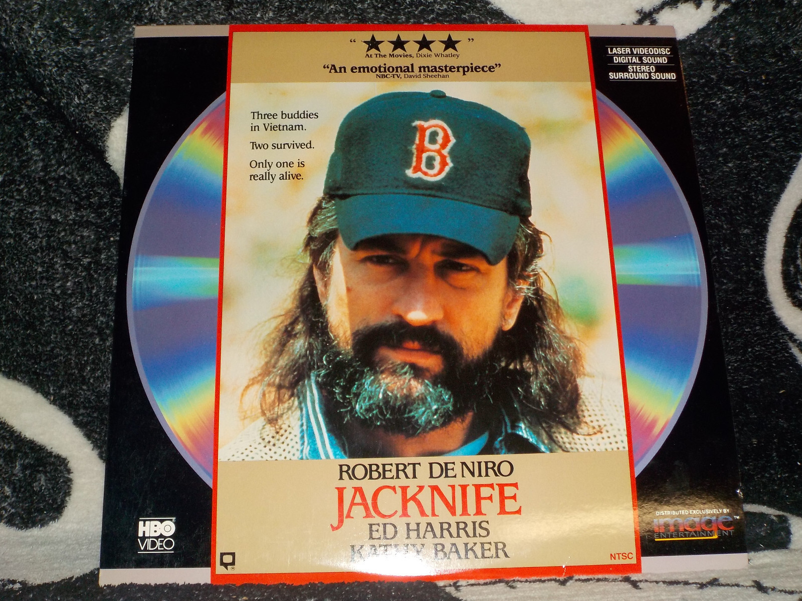 Jacknife Laserdisc LD Robert DeNiro Ed Harris Kathy Baker Free Ship $50