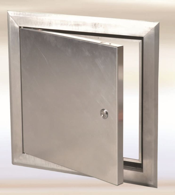 20" x 20" System AluLight Exterior & Interior Access Door w/ Key Lock