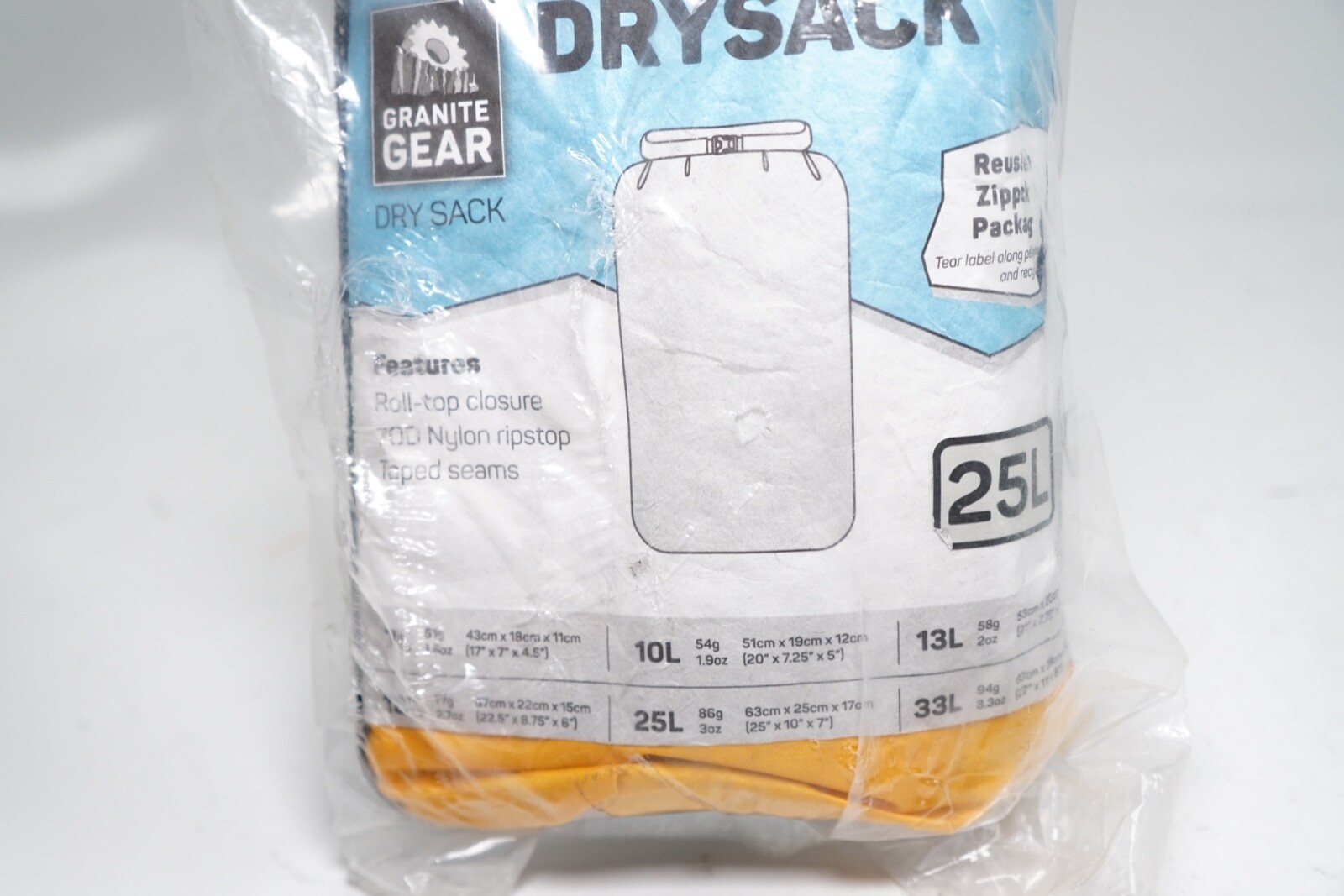 New Genuine Granite Gear DRY SACK 25L 25 LITER RED 136083 076577 Ships FREE