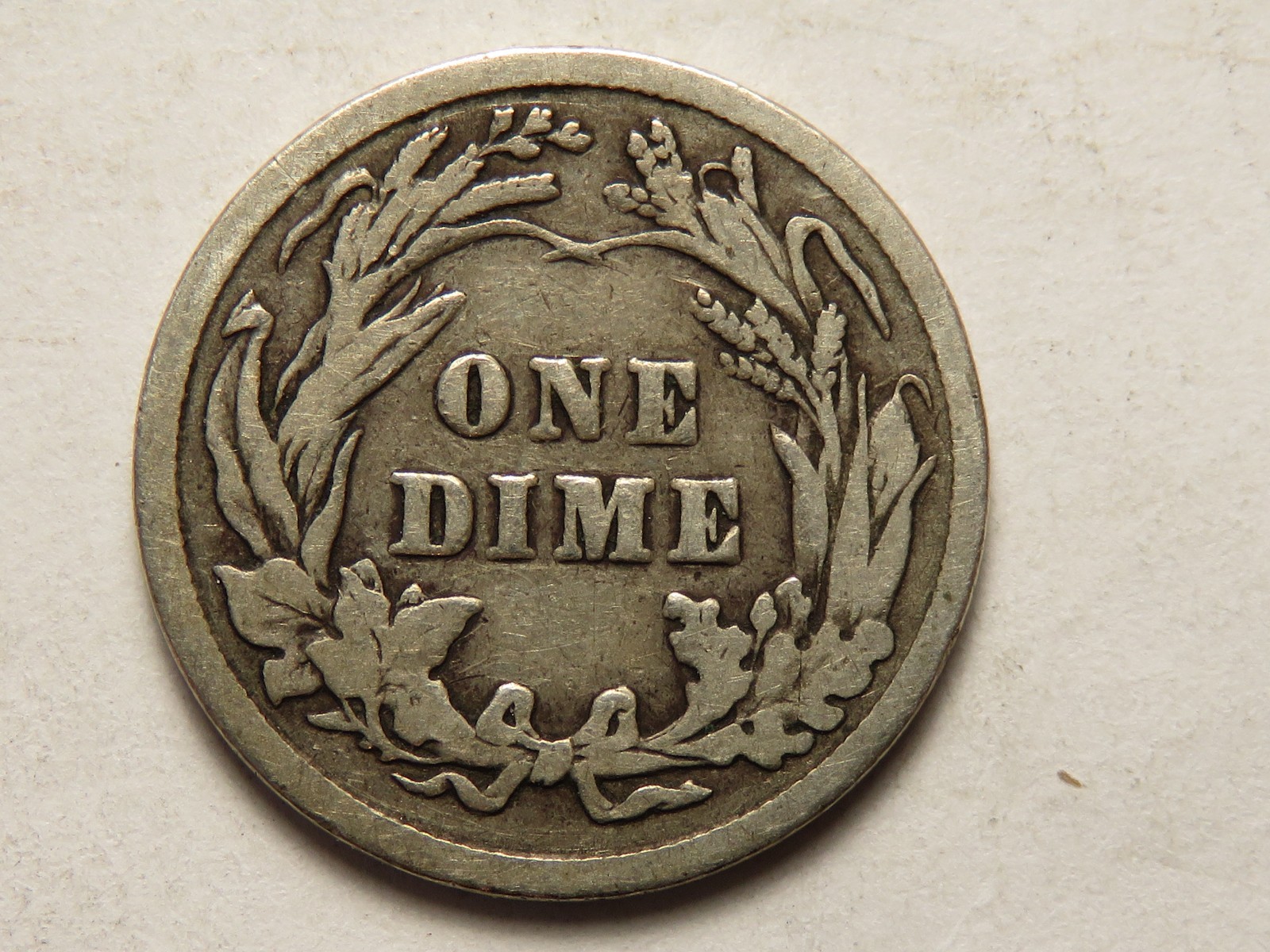 1914-P Barber Dime Grading Fine
