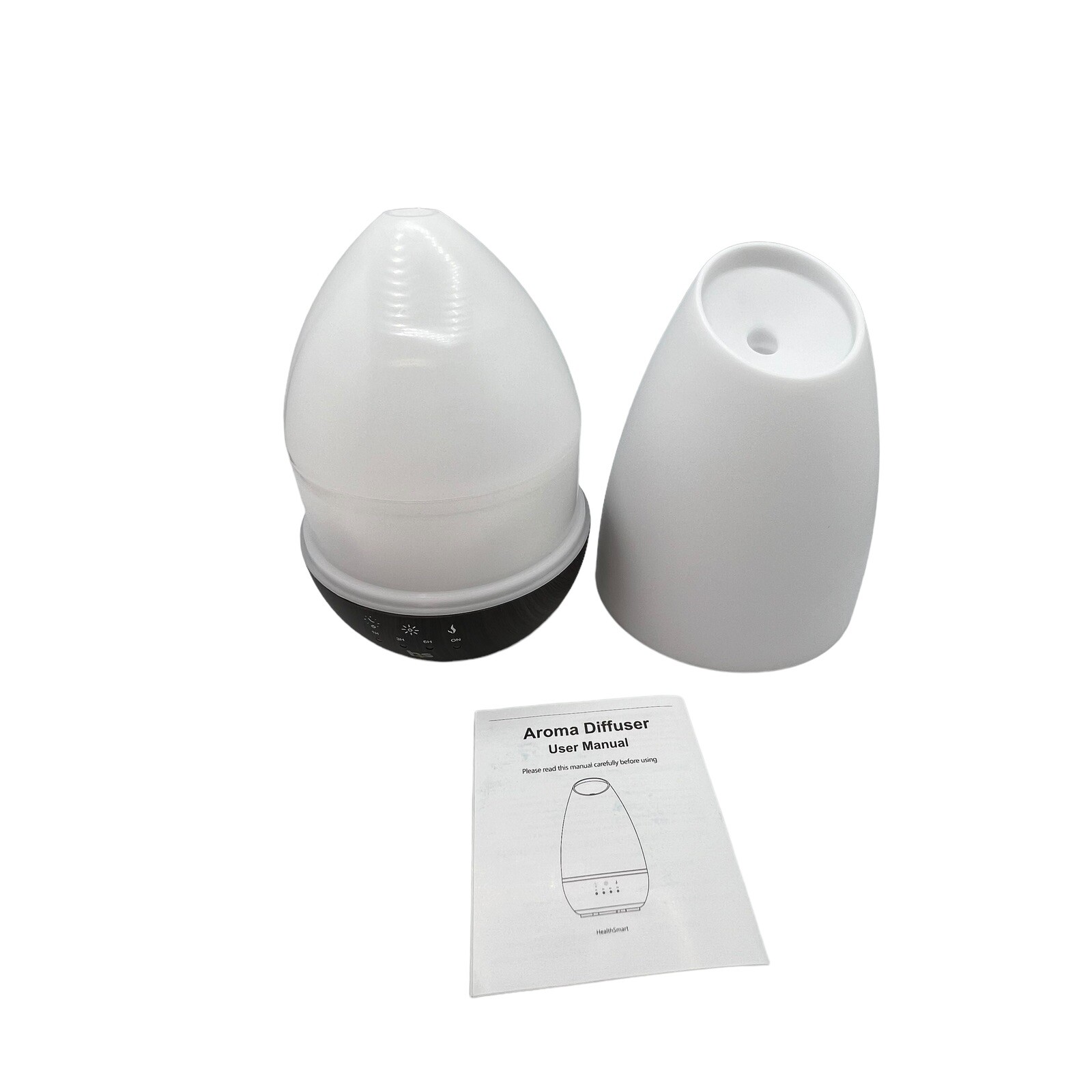 NEW HealthSmart + Cool Mist Diffuser & Essential Oil Aromatherapy White 500mL