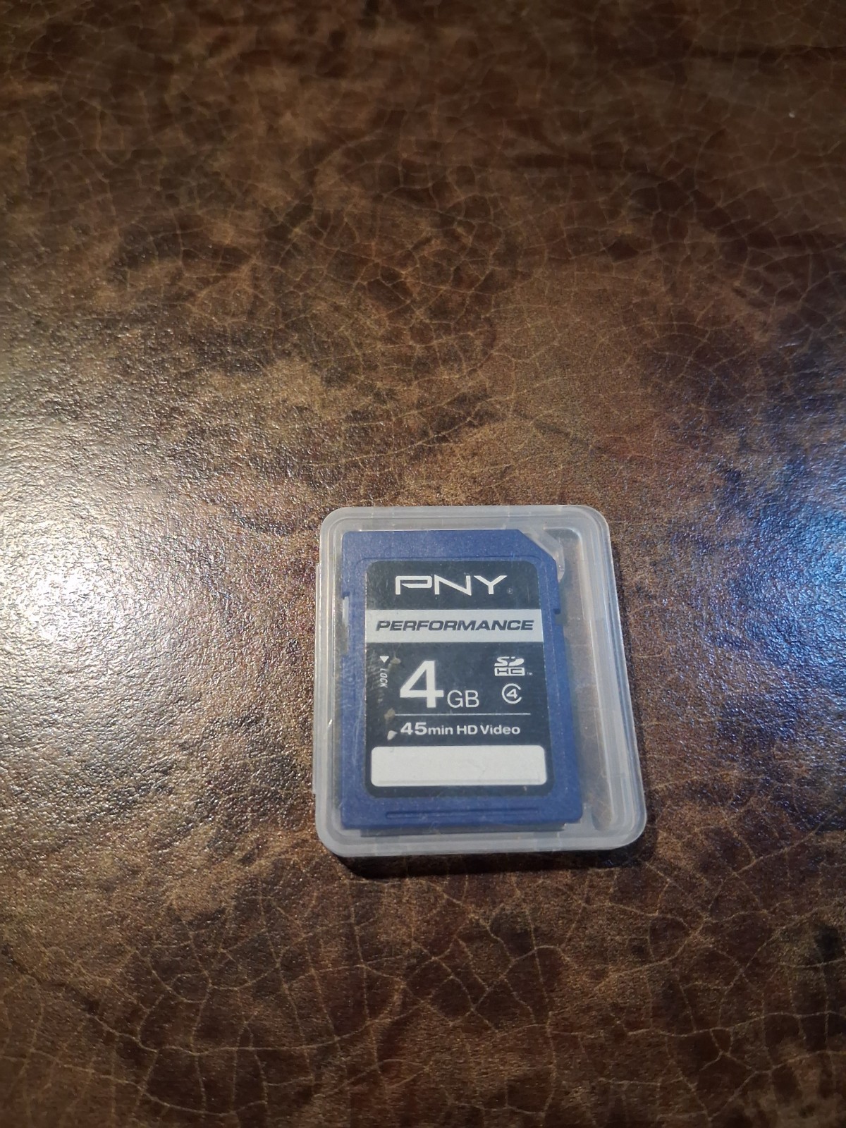 PNY Performance 4 GB SDHC card Class 4 (45 min HD Video) used