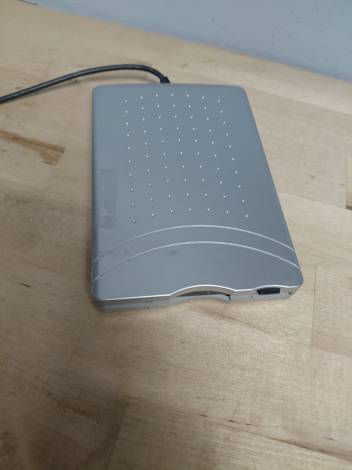 Dynex DX-EF101 Slim USB External Floppy Disk Drive 3.5" Portable Silver Tested