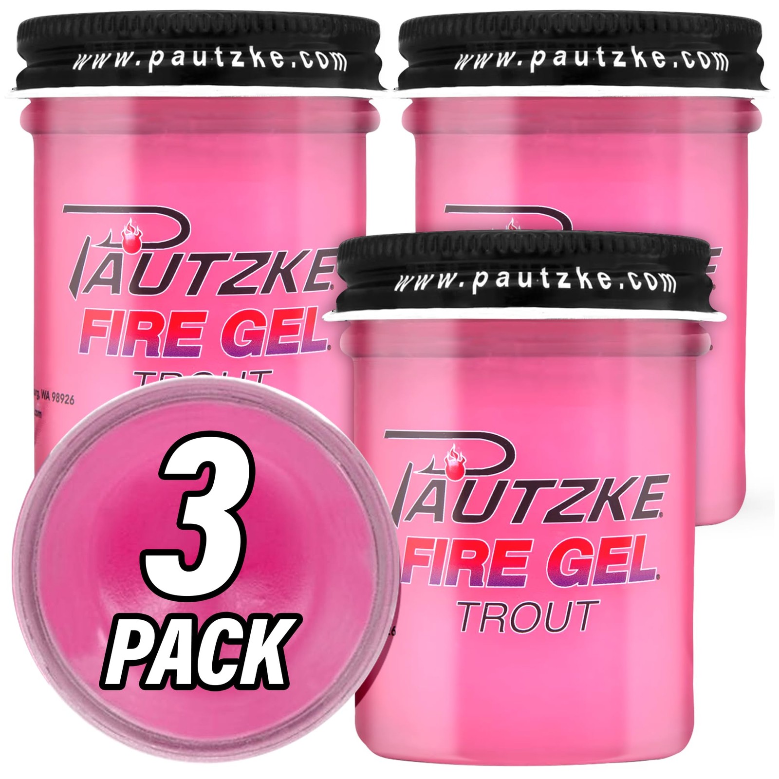Pautzke Fire Gel Fish Attractant Trout Scent 1.75oz Lures Baits Freshwater