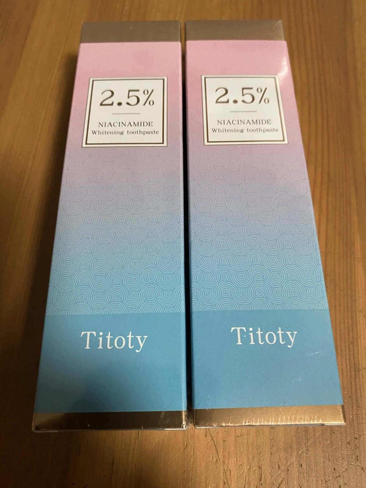 Titoty 2.5% Niacinamide Intensive Whitening Toothpaste 2-Pack