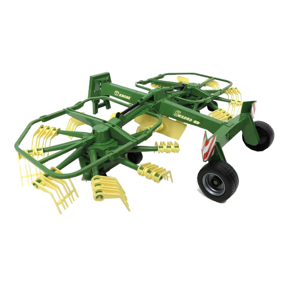 02216 Krone Dual Rotary Swath Windrower Bruder Working Spinning Dual Rake