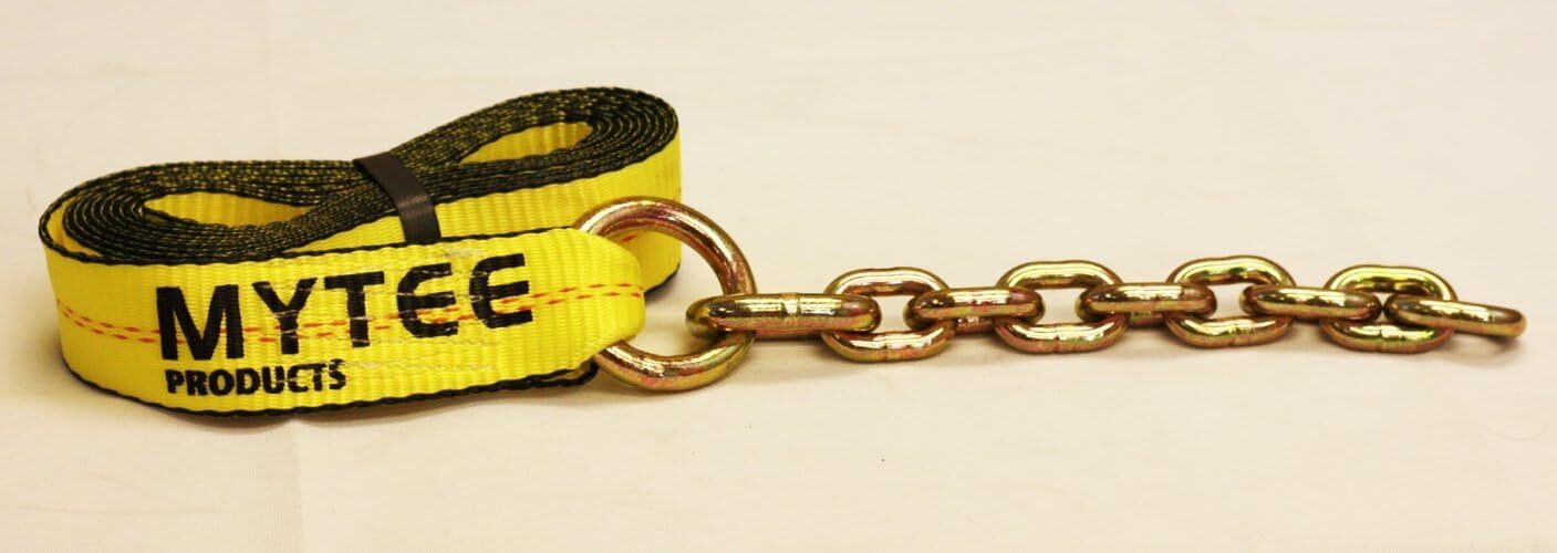 8 Point Roll Back Vehicle Tie Down Kit,Chain Extension on Both Ends,Load 3333 LB