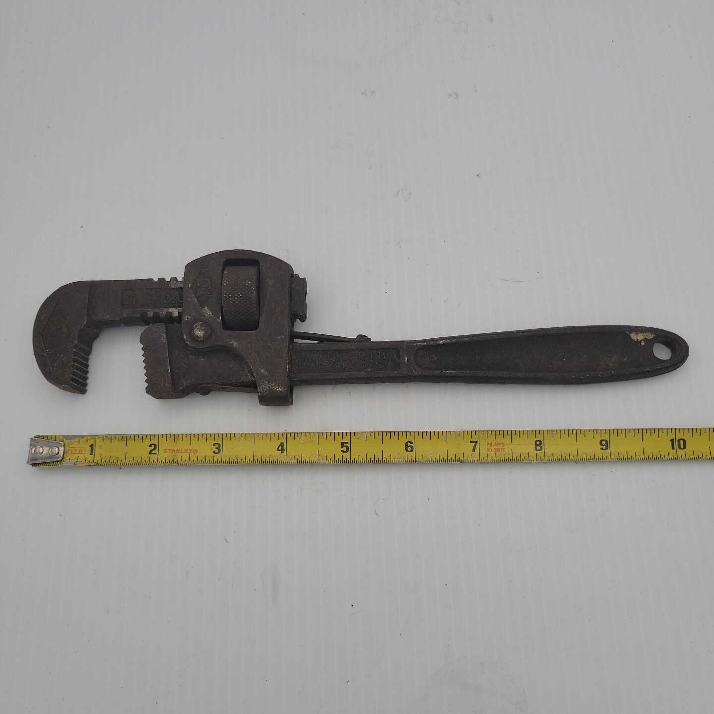Vintage Stillson Pipe wrench 10" Made in USA