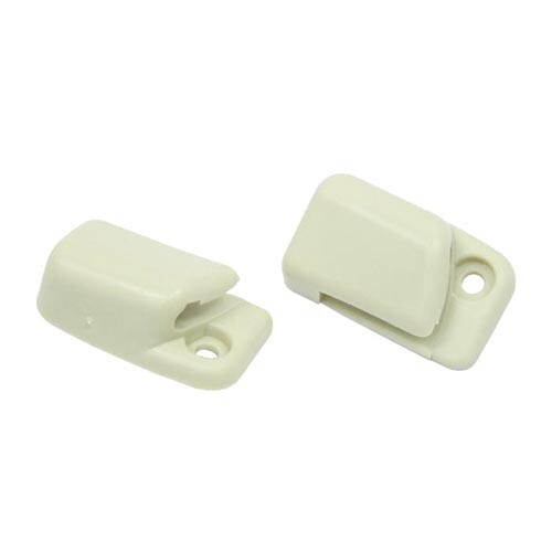 Ivory Sun Visor Clips VW Bug/Beetle 1965-1979, Karmann Ghia 1968-1974 Squareback