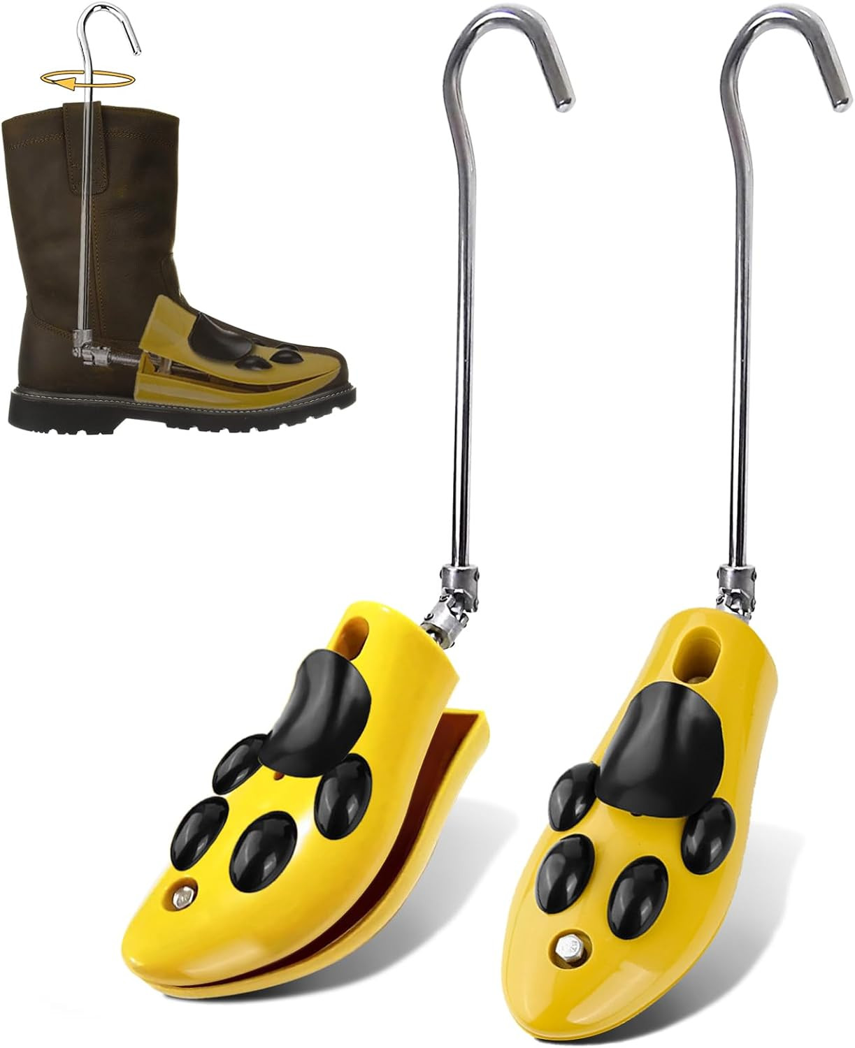 Boot Stretchers for Cowboy Boots, Shoe Stretcher Men for Wide Feet, Adjustable S
