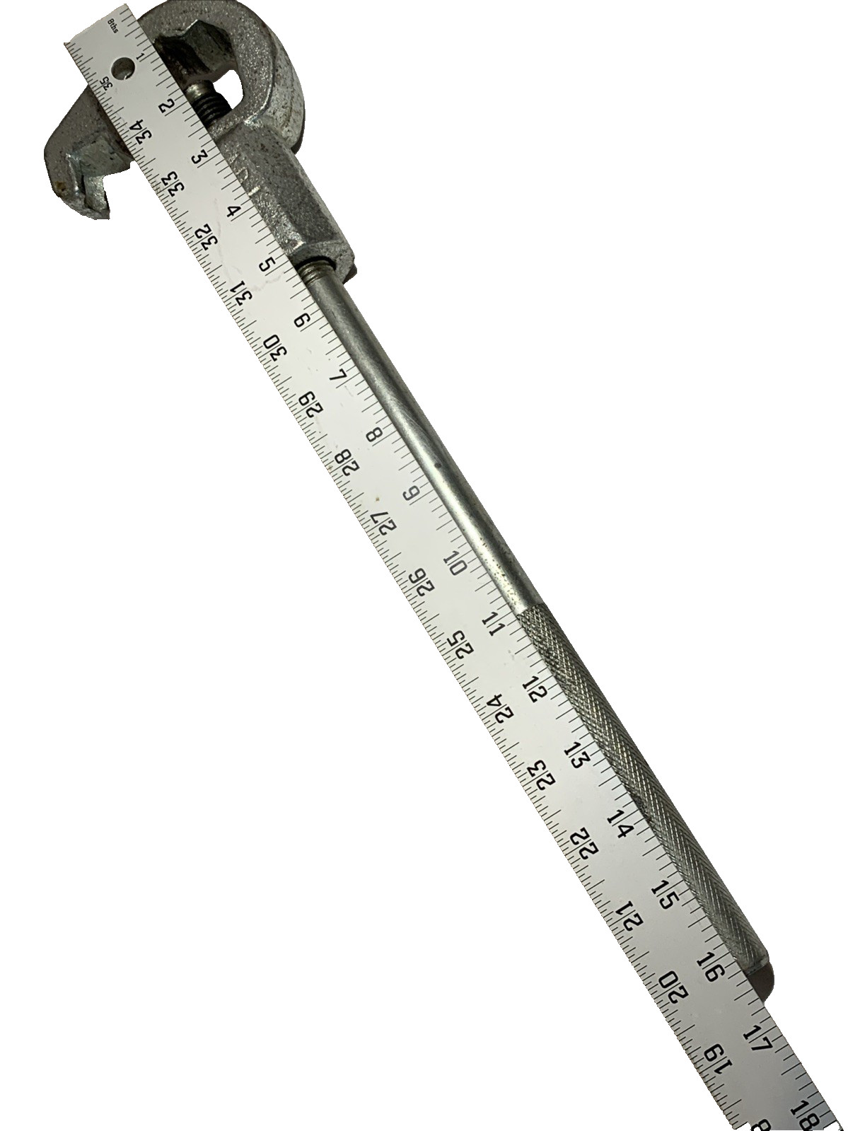 18” Adjustable Moon American Hydrant Wrench Spanner Hook Pentagon & Square Nuts