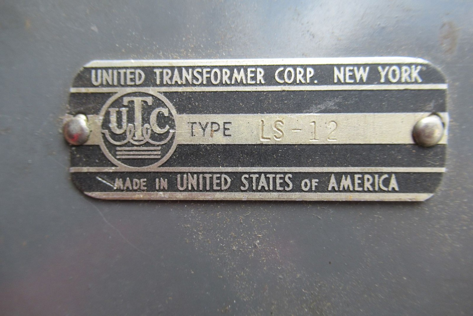 1 utc LS12 input for SME garrard or otofon MC step