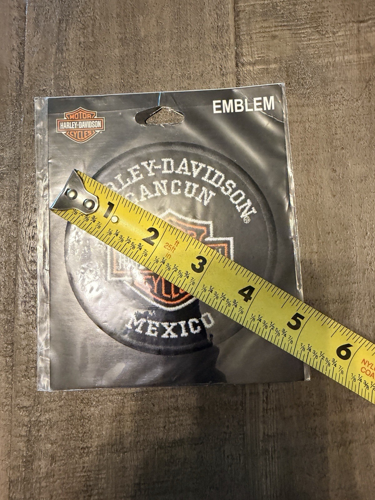 Harley Davidson Cancun Mexico Emblem Sew On Patch 4”