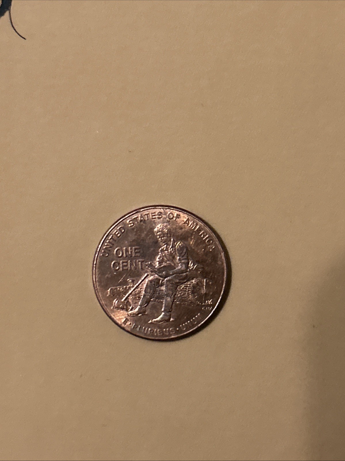 2009 Lincoln Sitting On Log Penny Denver Mint