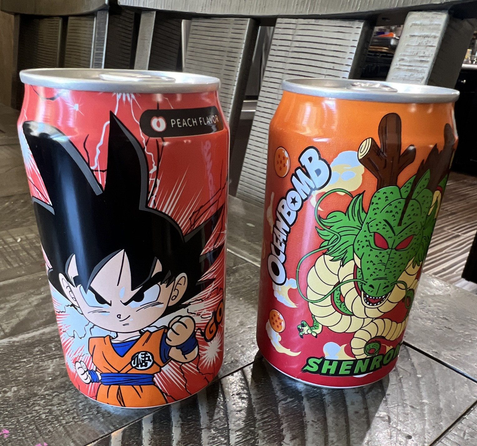 Ocean Bomb Dragon Ball Sparkling Water 2-Pack Peach & Orange collectible