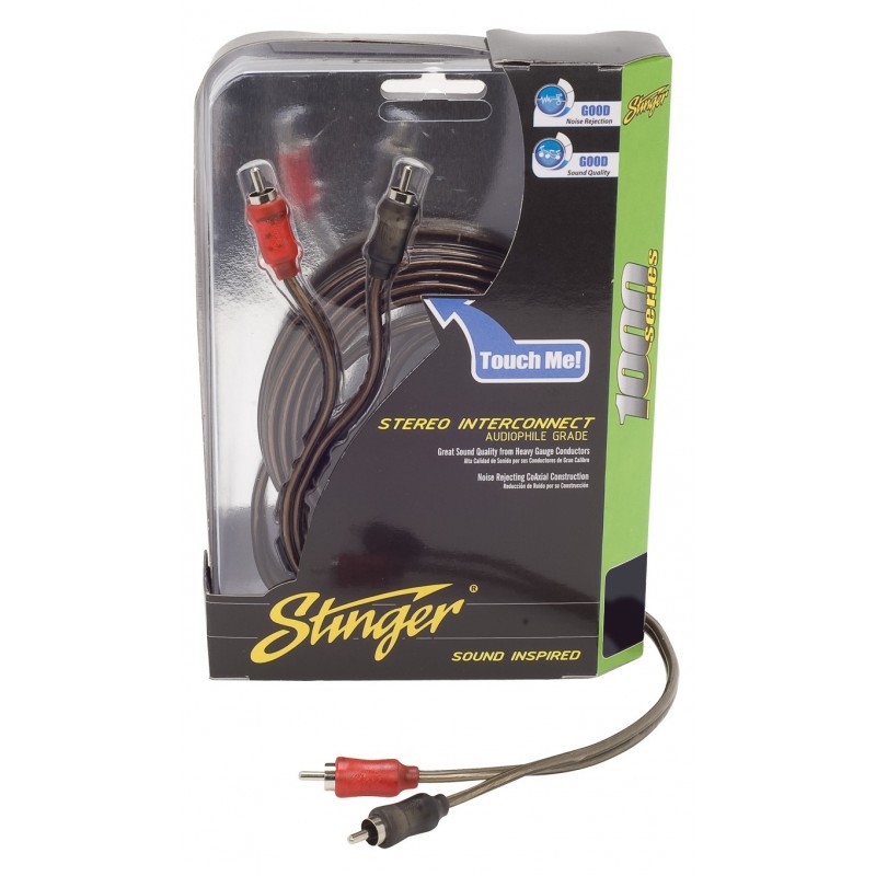 Stinger SI1217 17ft 1000 Series 2ch Coaxial Rca