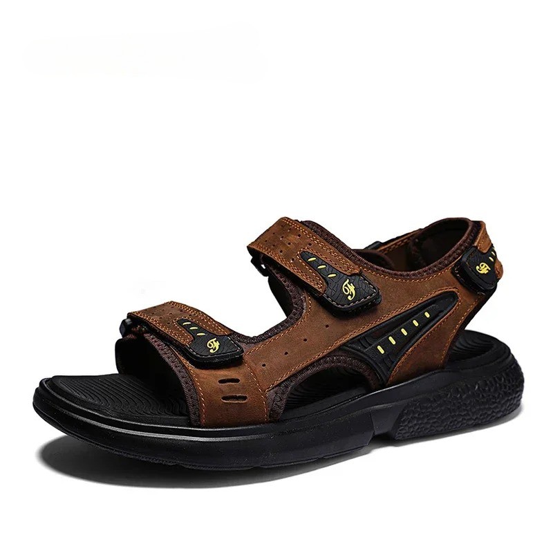 Men’s Shoes Genuine Leather Outdoor Sandals Classic Breathable Comfortable Shoes