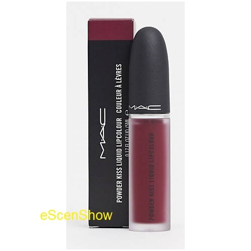 MAC COSMETICS POWDER KISS LIQUID LIPCOLOUR LIP COLOR LIPSTICK .17 OZ / 5 ML NIB