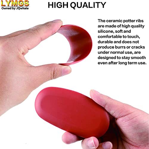 Soft Silicone Pottery Clay Sculpt Tools Set, Smooth Artists Ceramic Shaping