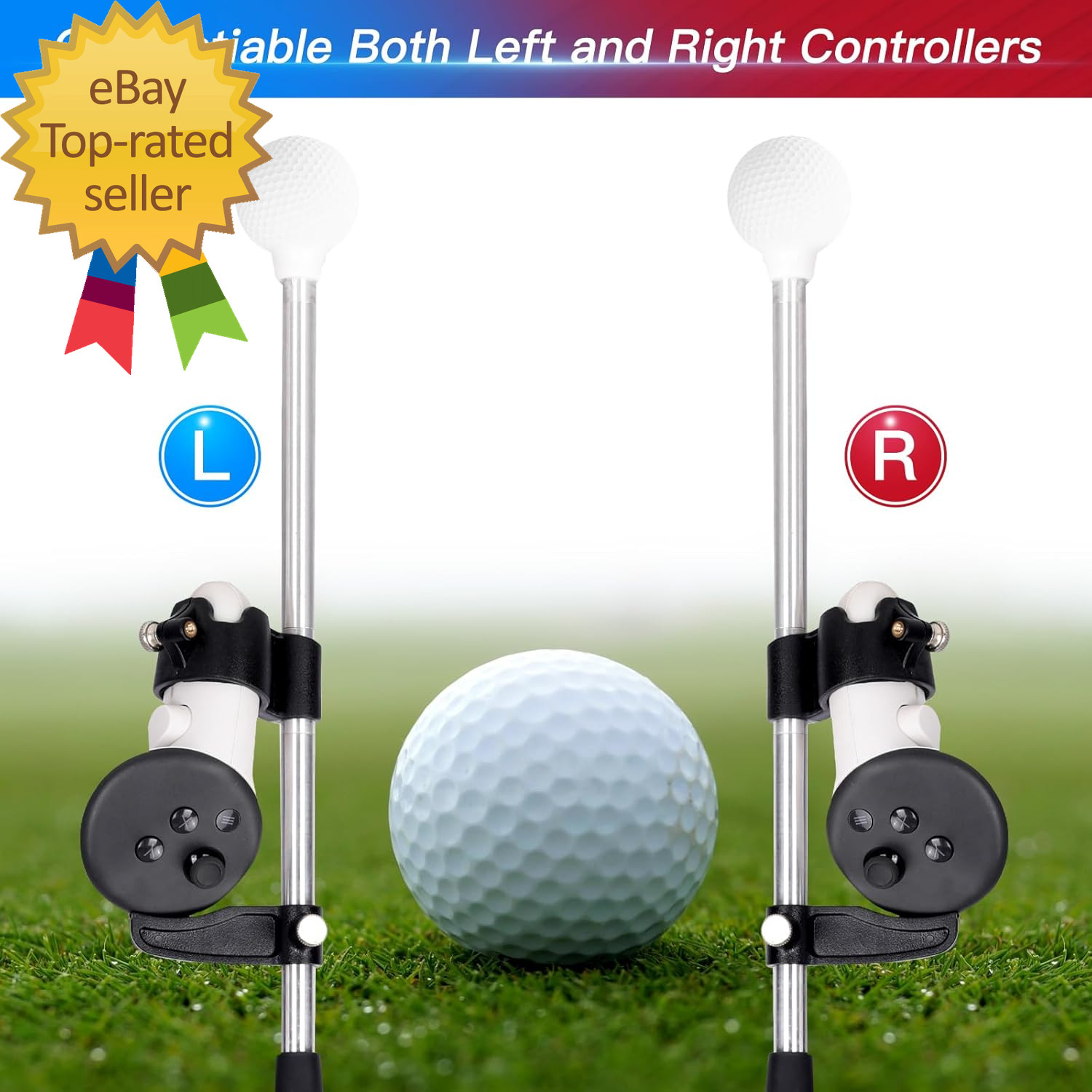 VR Weighted Golf Club Compatiable for Meta Quest 3/Quest 3S Controller