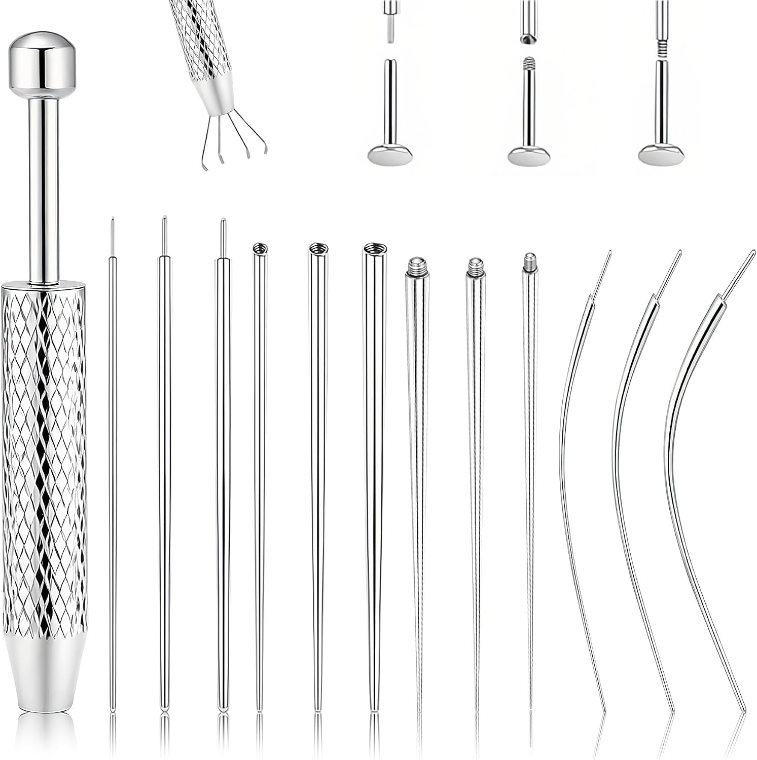 Piercing Taper Insertion Tool Piercing Ball Grabber Tool Kit 14G 16G 18G 20G Bod