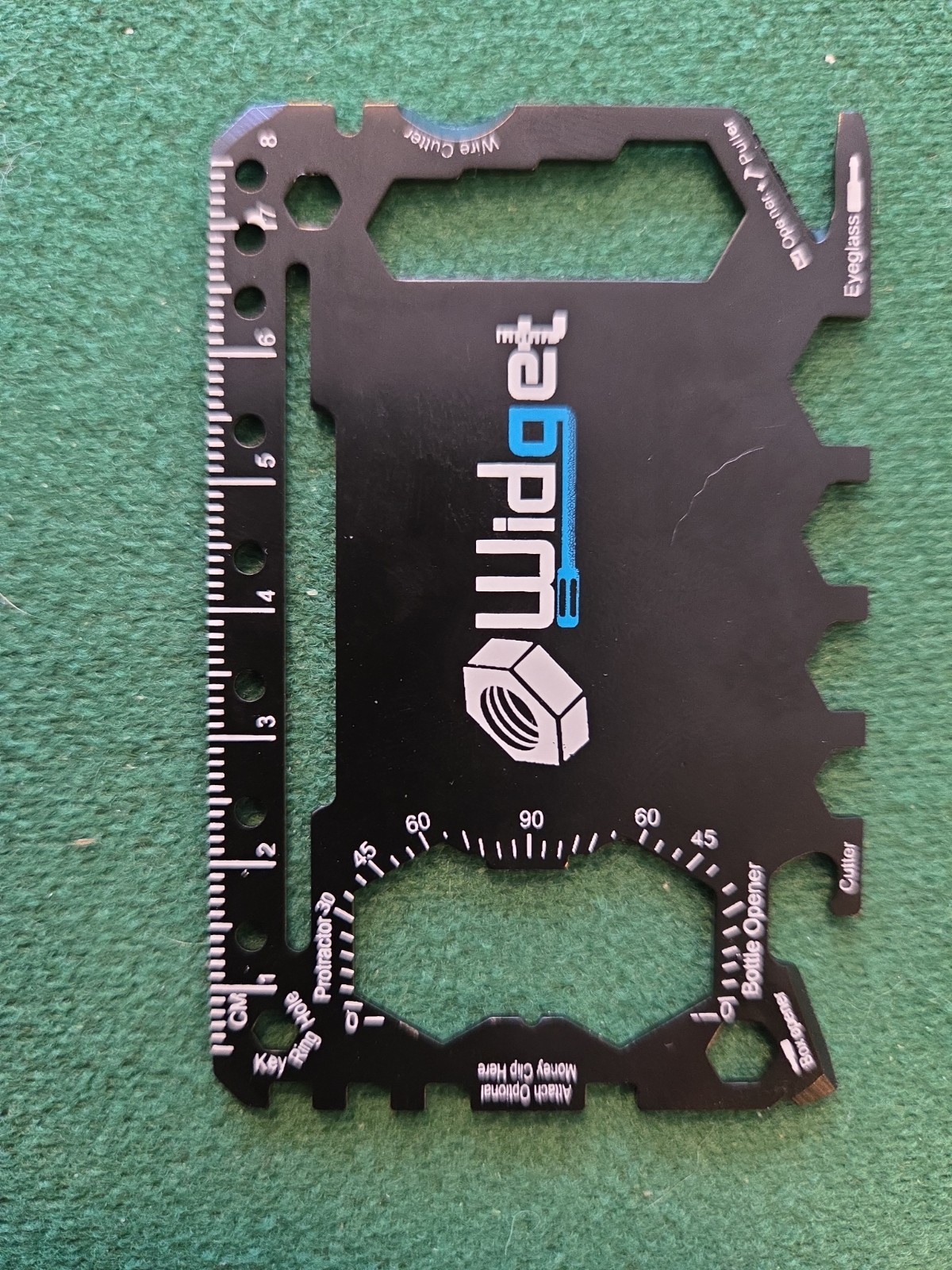 Widget Brand Credit Card Sized Multi Tool