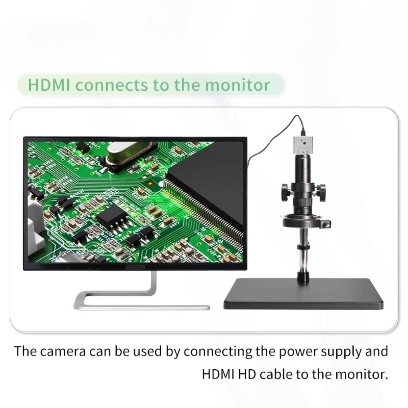 4K UHD USB HDMI Digital Microscope Eyepiece Camera 41MP Electronic Camera