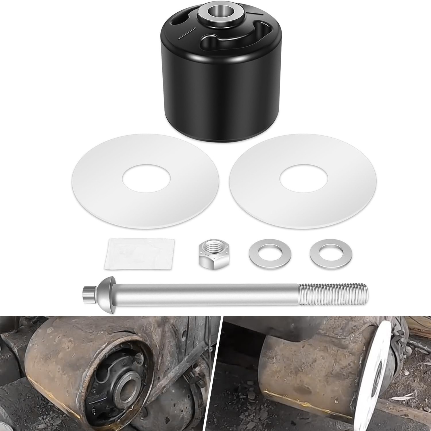 For Hendrickson Quick Align Pivot Bolt Bushing Kit S-24691 S-21166 Turner Lift