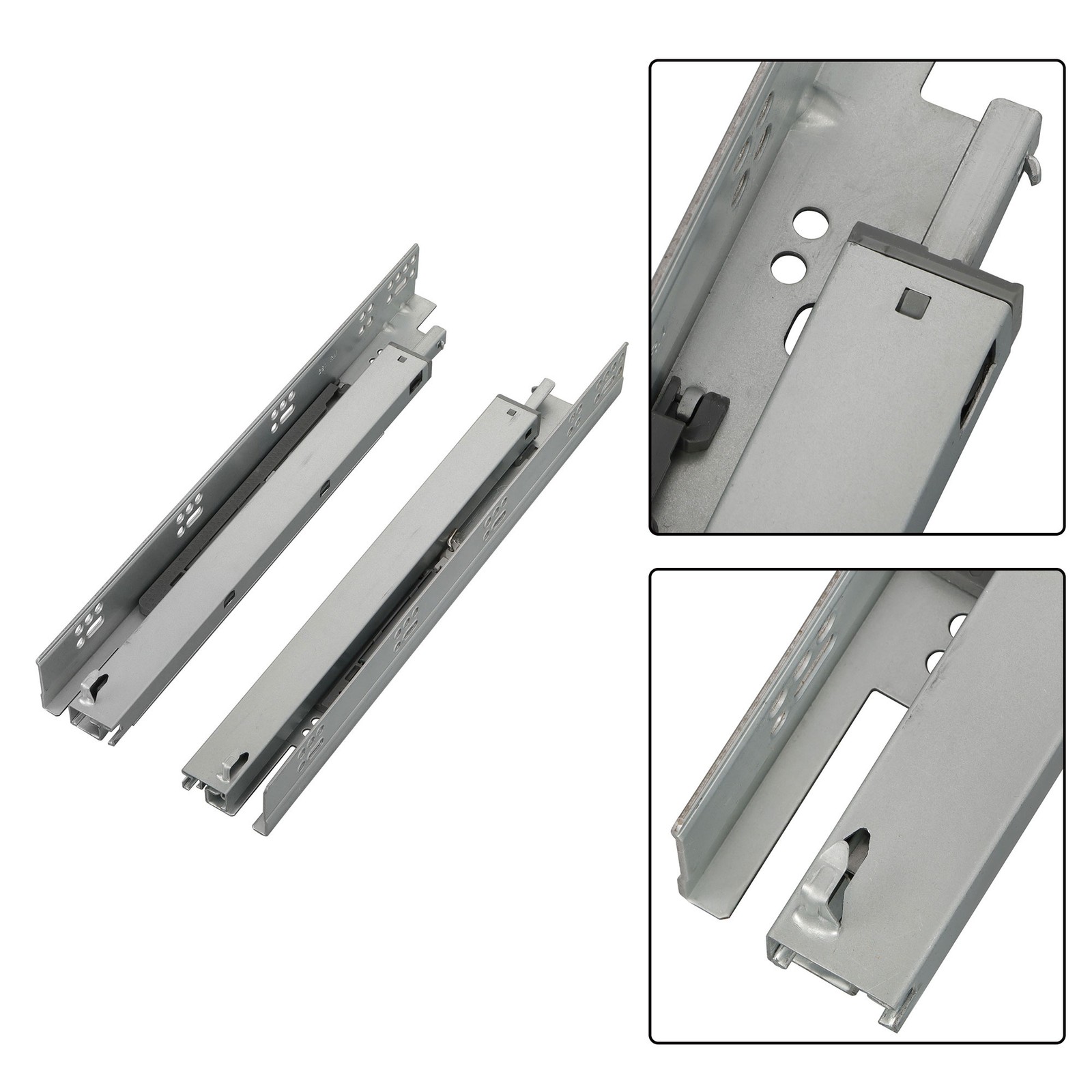 15 Inch Heavy Duty Undermount Drawer Slides Soft Close Full Extension 100LB