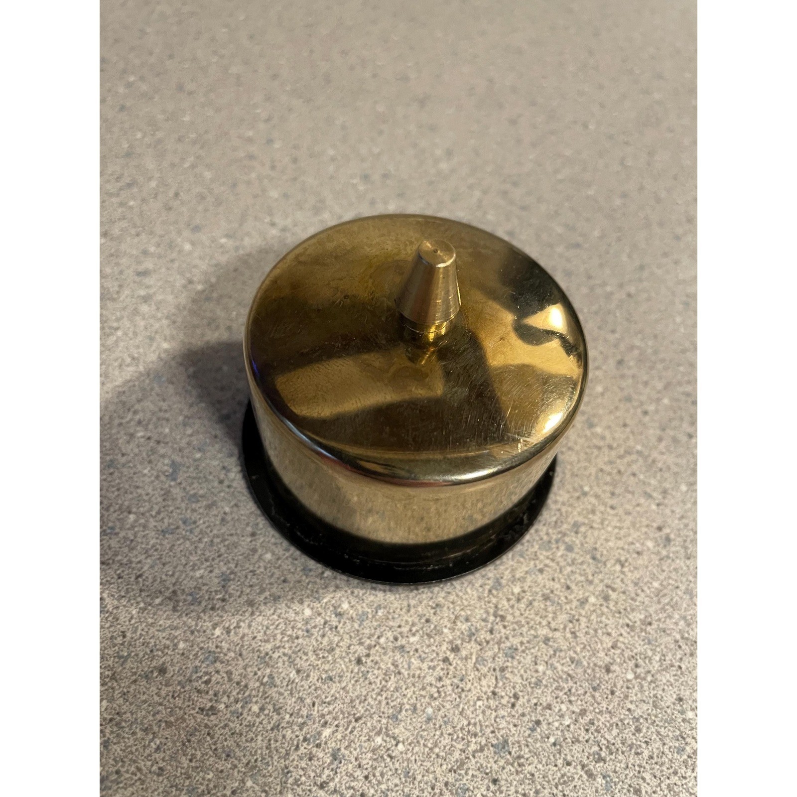 Vintage brass stamp holder desk decor