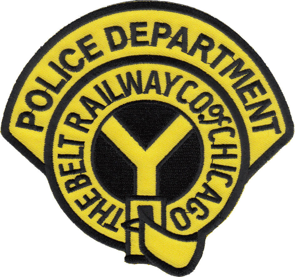 THE BELT RAILWAY COMPANY OF CHICAGO POLICE SHOULDER PATCH