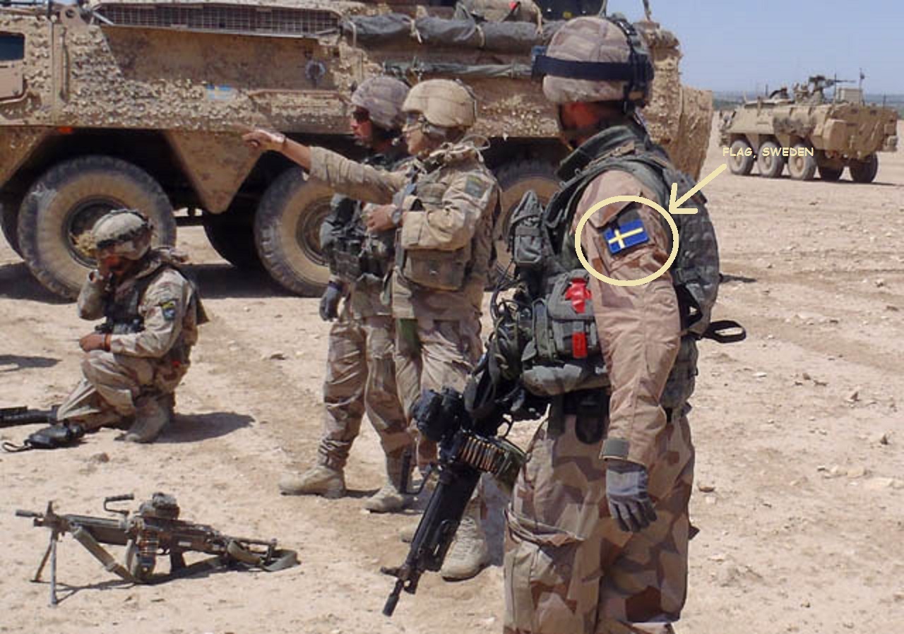 KANDAHAR TALIZOMBIE© WHACKER PRO-TEAM NATO ISAF COALITION OPERATOR FLAG: SWEDEN