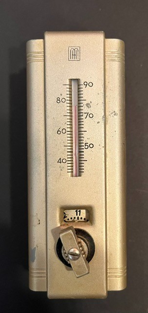 Art Deco -  Vintage Thermostat - Minneapolis Honeywell