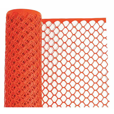 Tenax 64090204 Safety Fence, 4 Ft. H, Orange, 50 Ft. L